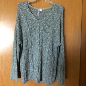 Francesca’s grey sweater